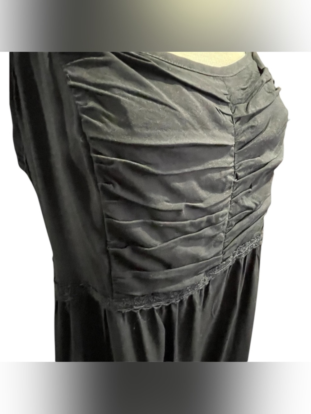 Torrid - Black Sweetheart Smock Back Adjustable Sleeveless Tank Dress - Size 2 - Picture 3 of 8